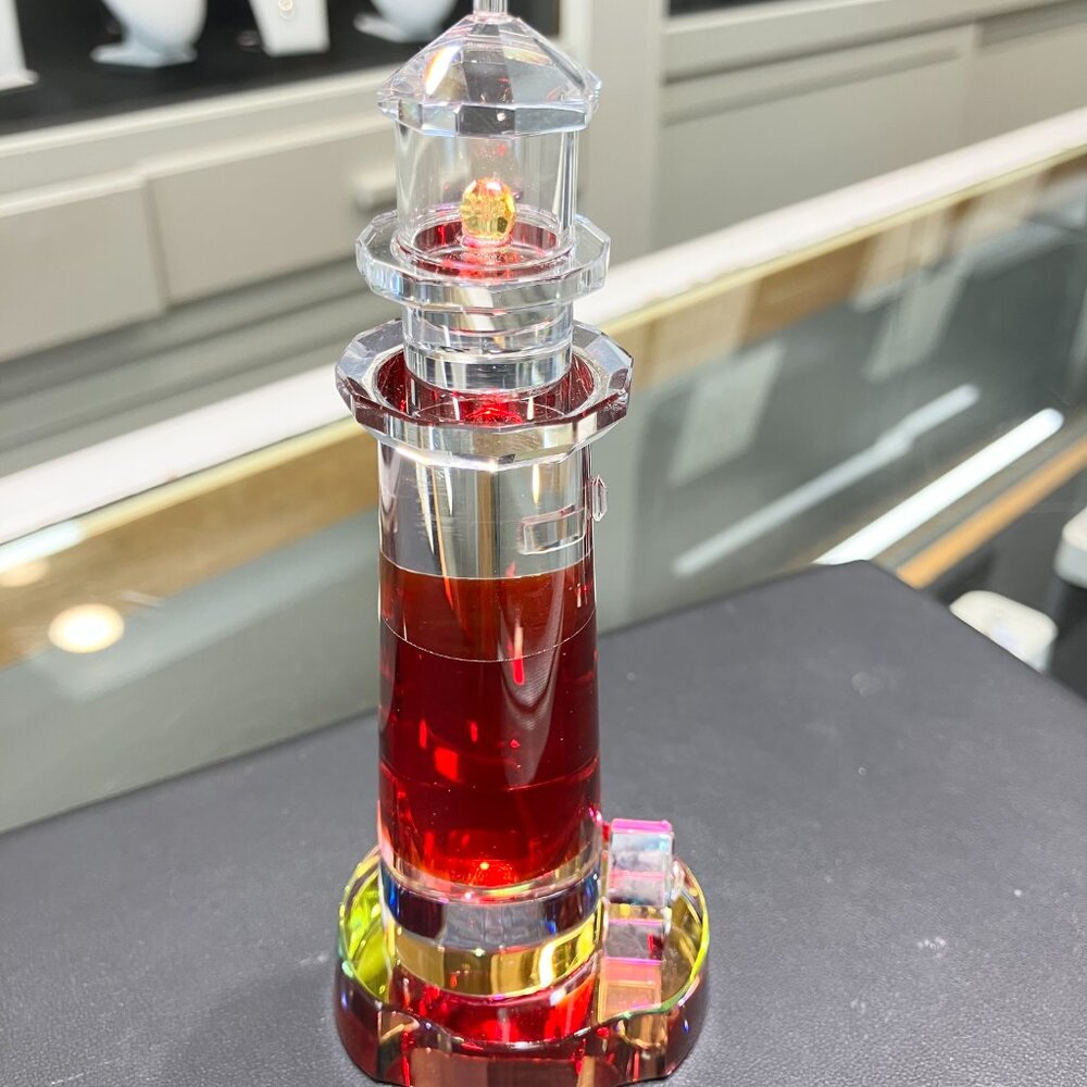 Sankaty Head Lighthouse Crystal Figurine